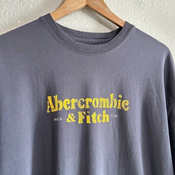 VTG Y2k Abercrombie & Fitch Mens Graphic T Shirt M Short Sleeve 100% Cotton - Picture 4 of 7